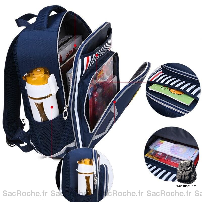 Sac À Dos École Enfant Réfléchissant.