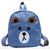 Sac à dos école ourson enfants - modèle Bleu - Sac Roche ™