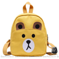 Sac à dos école ourson enfants - modèle Jaune - Sac Roche ™