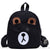 Sac à dos école ourson enfants - modèle Noir - Sac Roche ™