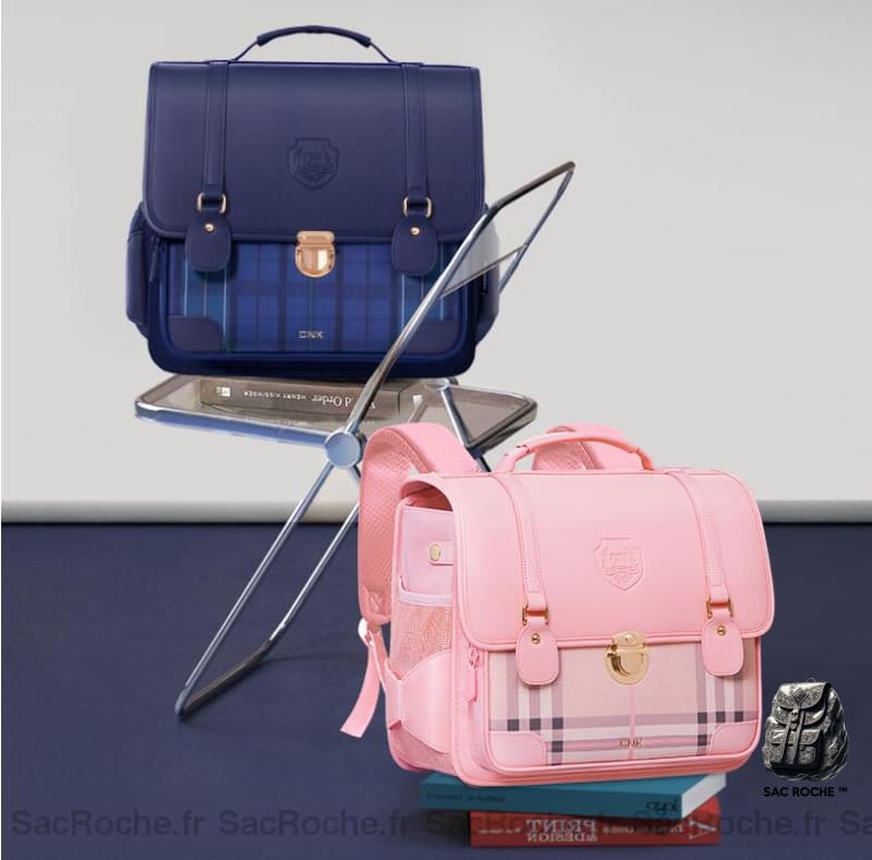 Sac À Dos Écolier Carreaux Enfants Enfant
