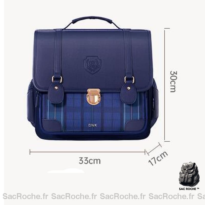 Sac À Dos Écolier Carreaux Enfants Enfant