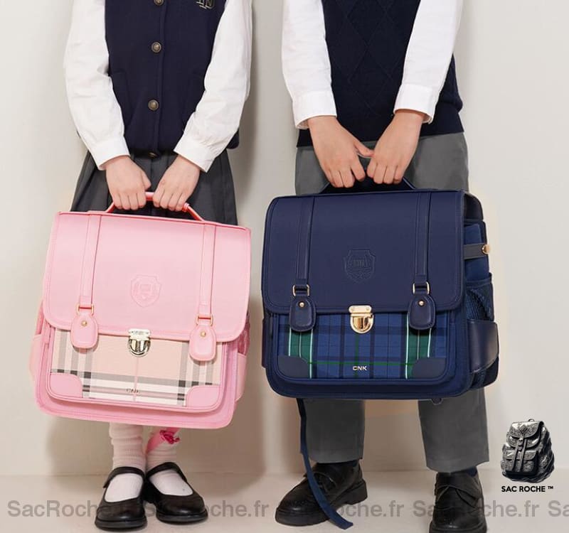 Sac À Dos Écolier Carreaux Enfants Enfant