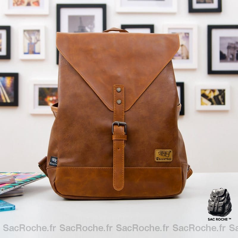 Sac À Dos Élégant Femme Cuir