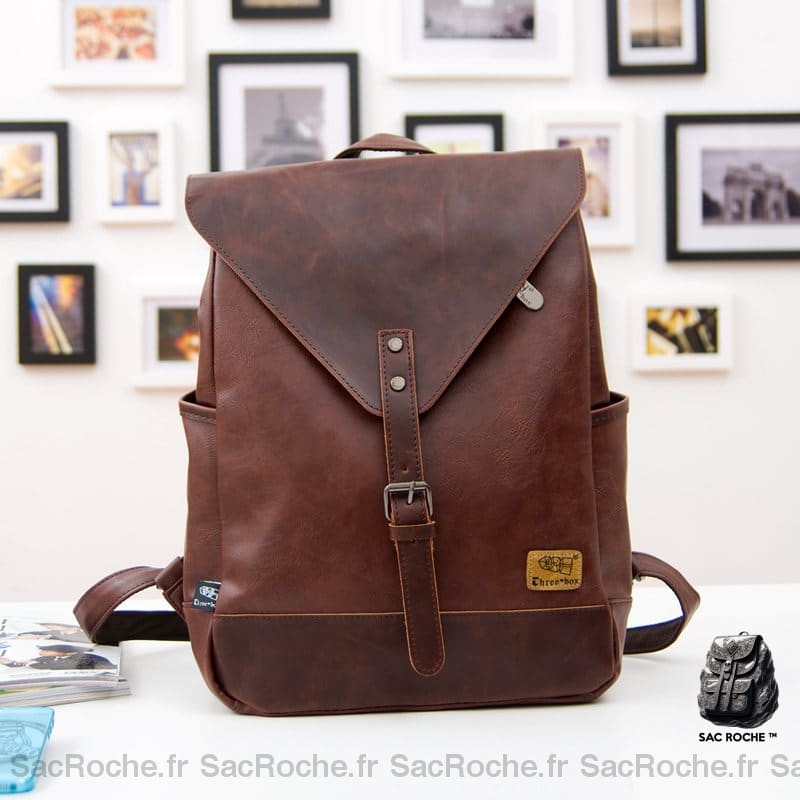 Sac À Dos Élégant Femme Cuir