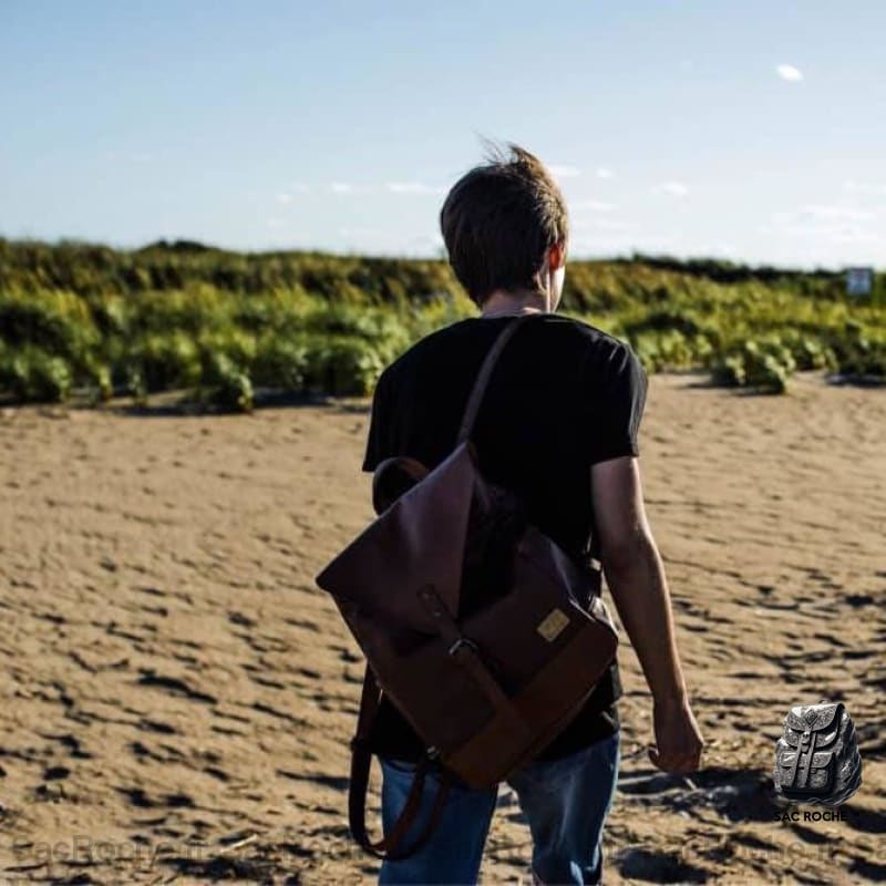 Sac À Dos Élégant Femme Cuir