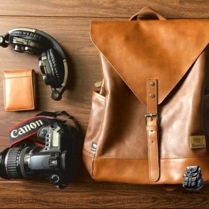 Sac À Dos Élégant Femme Cuir