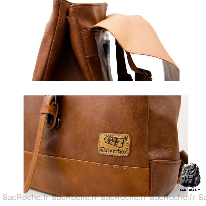 Sac À Dos Élégant Femme Cuir