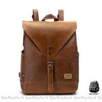 Sac à dos élégant femme cuir - modèle Orange - Sac Roche ™