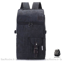 Sac à dos élégant homme voyage - modèle Noir - Sac Roche ™