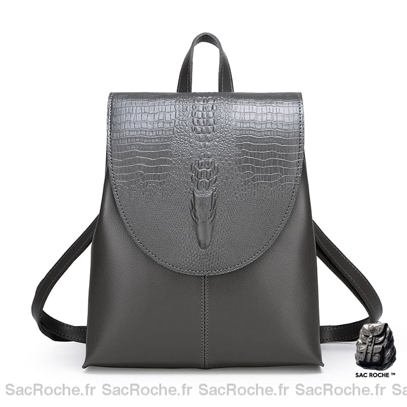 Sac à dos femme élégant irisé - Gris - T-shirt Sac à dos