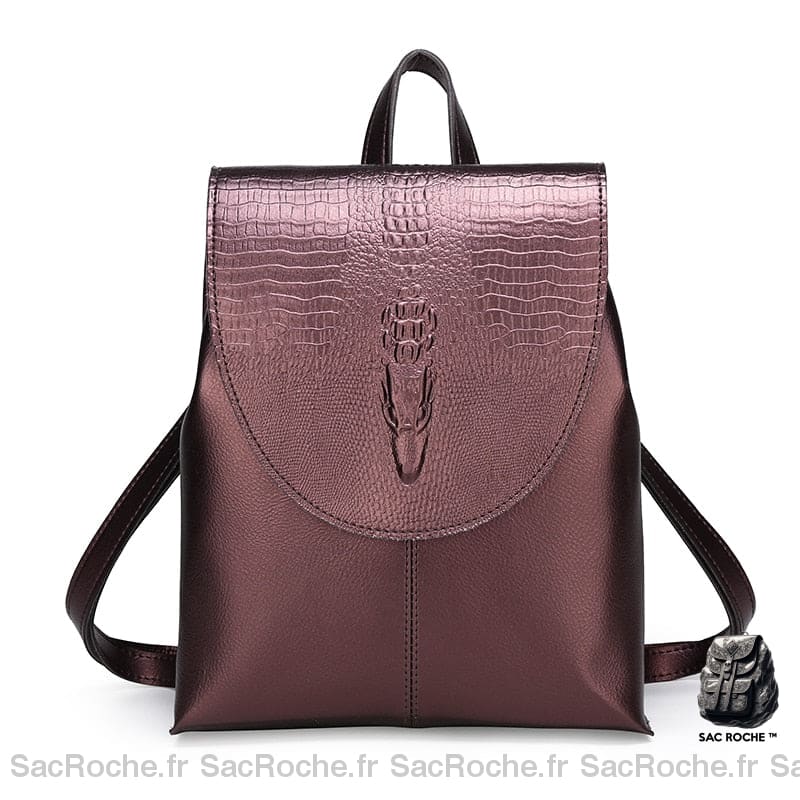 Sac à dos femme élégant irisé - Rouge - Sac à dos Sac