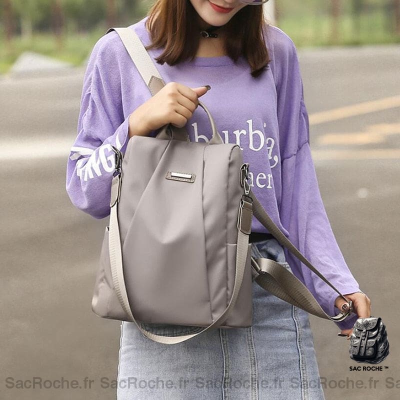 Sac À Dos Élégant Oxford Antivol Femme