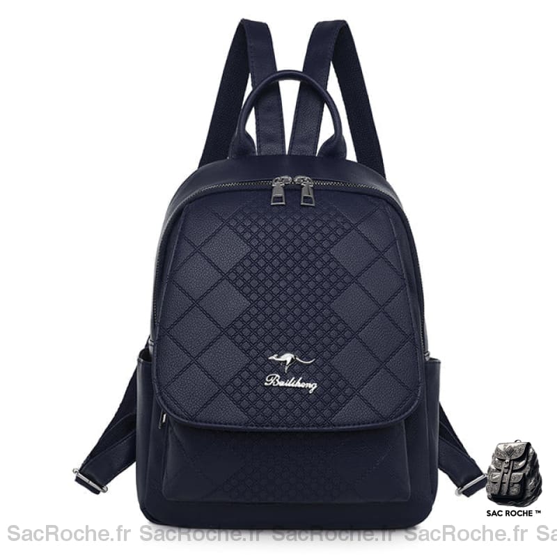 Sac À Dos Élégant Pour Femme - Style Chic Bleu Sac A