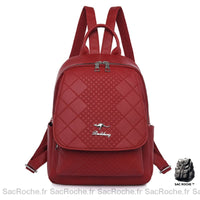 Sac à dos élégant pour femme - style chic - modèle Rouge - Sac Roche ™