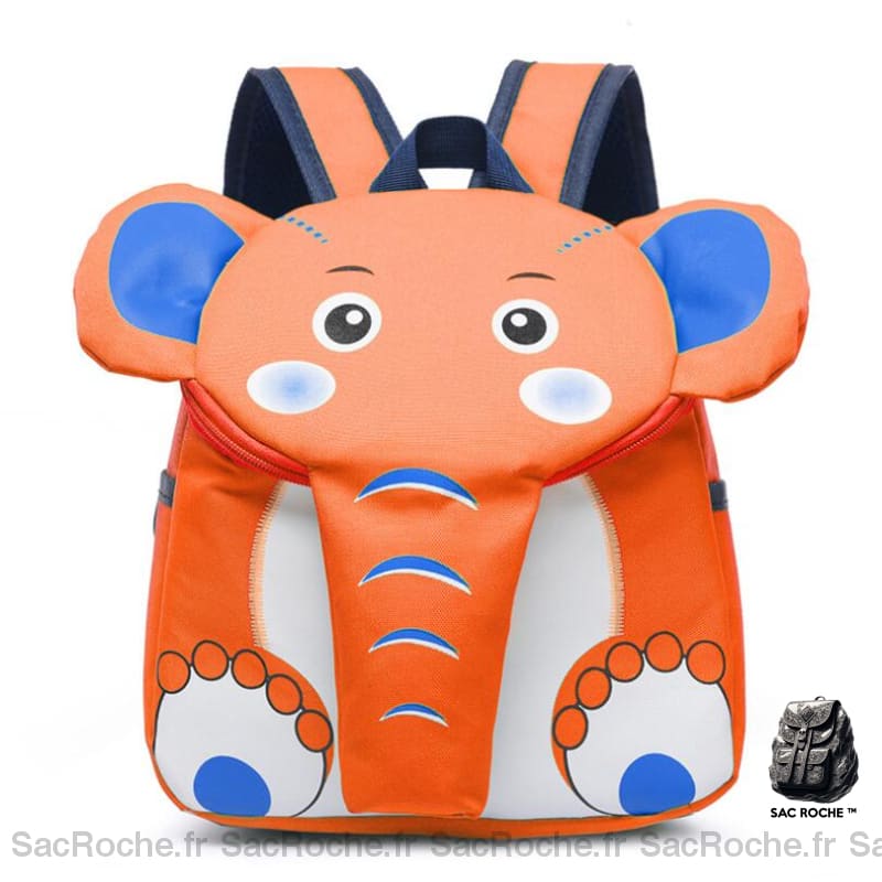 Sac à dos en forme d'éléphant pour enfant - Orange - Sac à dos Disque de frein Bosch 0 986 478 876