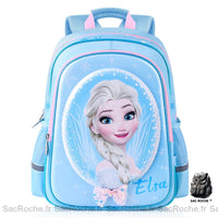 Sac à dos Elsa Reine des neiges - modèle Bleu - Sac Roche ™