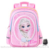 Sac à dos La reine des neiges Elsa rose avec un fond blanc