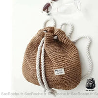 Sac à dos en paille - Sac Roche ™