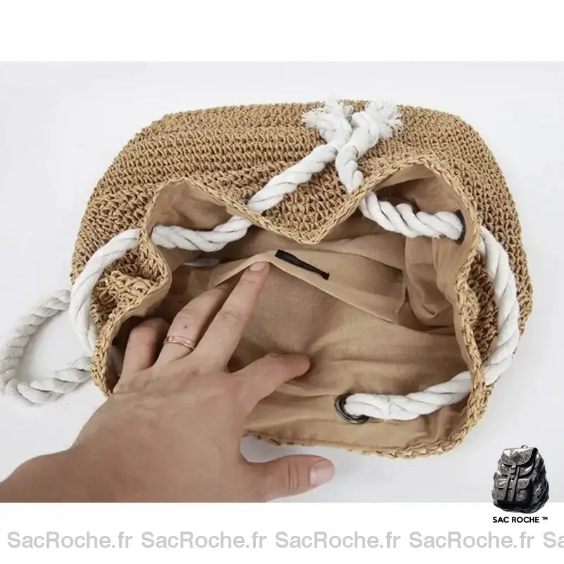 Sac À Dos En Paille Sac Femme