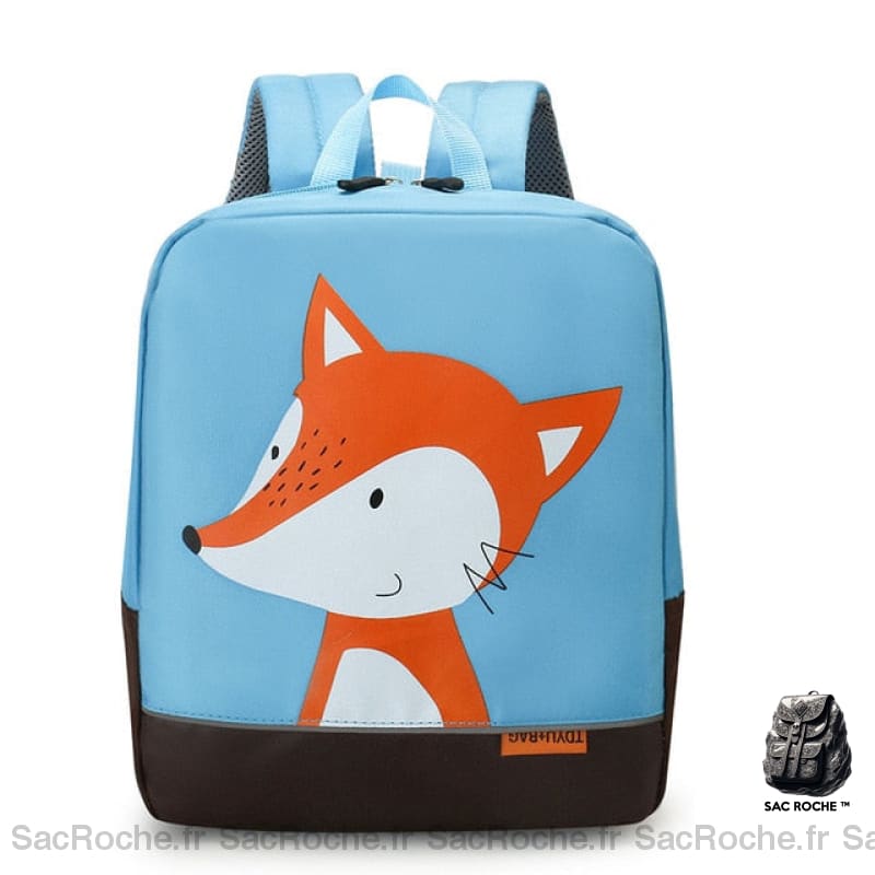 Sac à dos pour enfants illustré d'un adorable animal coloré renard