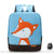 Sac à dos enfant animal illustré - modèle Bleu - Sac Roche ™
