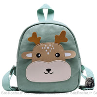 Sac à dos enfant avec cerf - modèle Bleu - Sac Roche ™