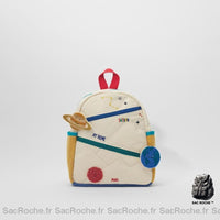 Sac à dos enfant brodé toile - Sac Roche ™