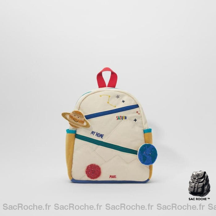 Sac à dos enfant en toile brodé - Sac à dos Sac