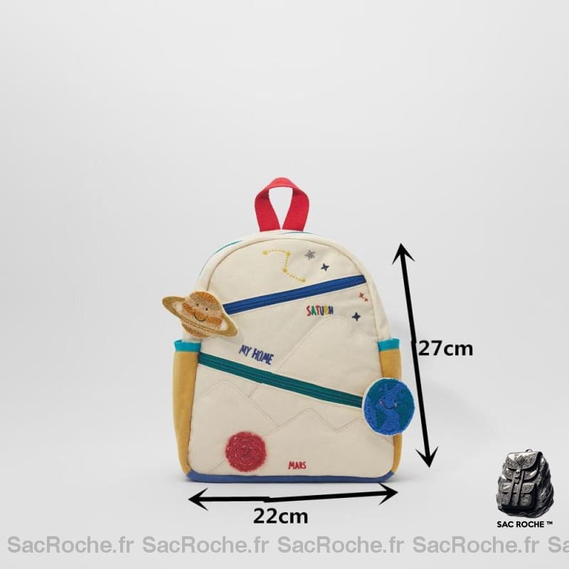 Sac À Dos Enfant Brodé Toile