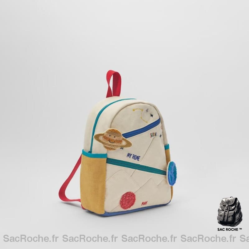 Sac À Dos Enfant Brodé Toile