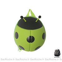 Sac à dos enfant coccinelle colorée - modèle Vert - Sac Roche ™