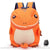 Sac à Dos Enfant Dinosaure 3D Ecole Maternelle - modèle Orange - Sac Roche ™