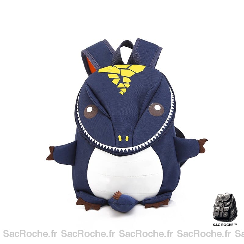 Sac à dos dinosaure pour enfant - Bleu marine - Sac à dos scolaire Sac à dos