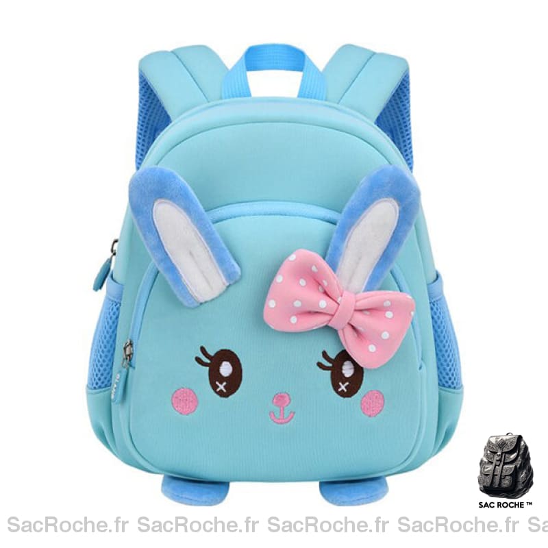 Sac À Dos Enfant Lapin Rose École Bleu Sacs Scolaire