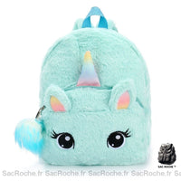 Sac à dos enfant licorne doux - modèle Vert - Sac Roche ™