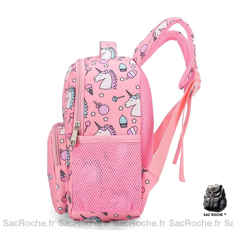 Sac À Dos Enfant Licornes Rose