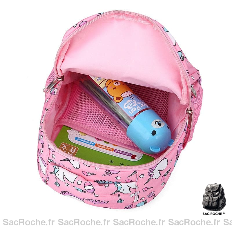 Sac À Dos Enfant Licornes Rose