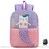 Sac à dos enfant maternelle mignon - modèle Sirène - Sac Roche ™