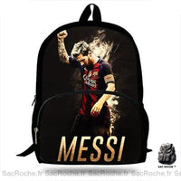 Sac à dos enfant Messi imprimé - modèle Marron - Sac Roche ™