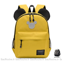 Sac à dos enfant Mickey coloré - modèle Jaune - Sac Roche ™