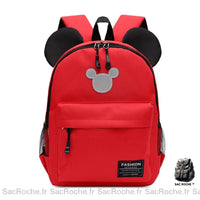 Sac à dos enfant coloré Mickey - Rouge - Sac à dos Sac à dos fille