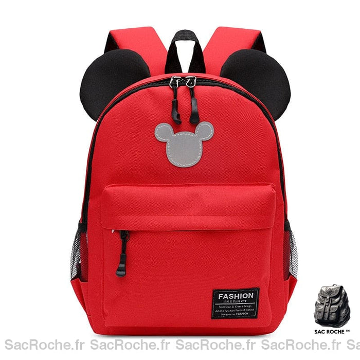 Sac à dos enfant coloré Mickey - Rouge - Sac à dos Sac à dos fille