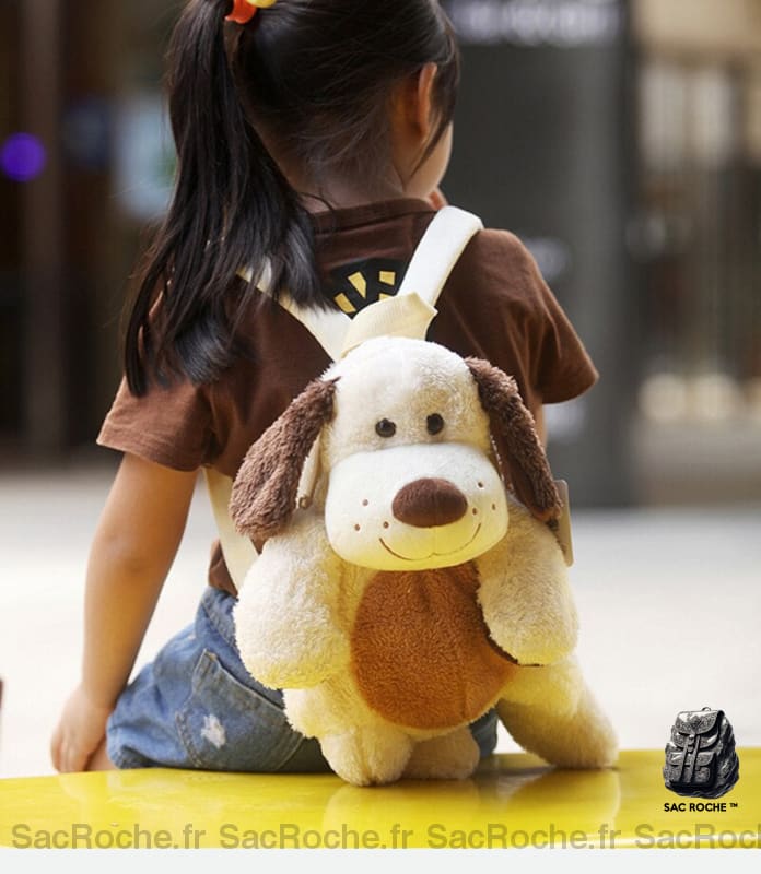 Sac À Dos Enfant Peluche Chien Mignon