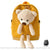 Sac à Dos Enfant Peluche Ourson Maternelle - modèle Jaune - Sac Roche ™