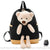 Sac à Dos Enfant Peluche Ourson Maternelle - modèle Noir - Sac Roche ™