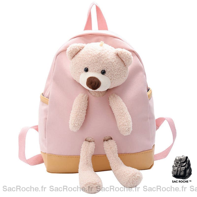 Sac À Dos Enfant Peluche Ourson Maternelle Rose Sacs Dos Scolaire
