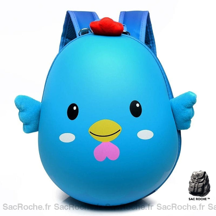 Sac à dos lilliputien pour enfant poussin bleu