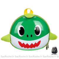 Sac à dos enfant requin - modèle Vert - Sac Roche ™