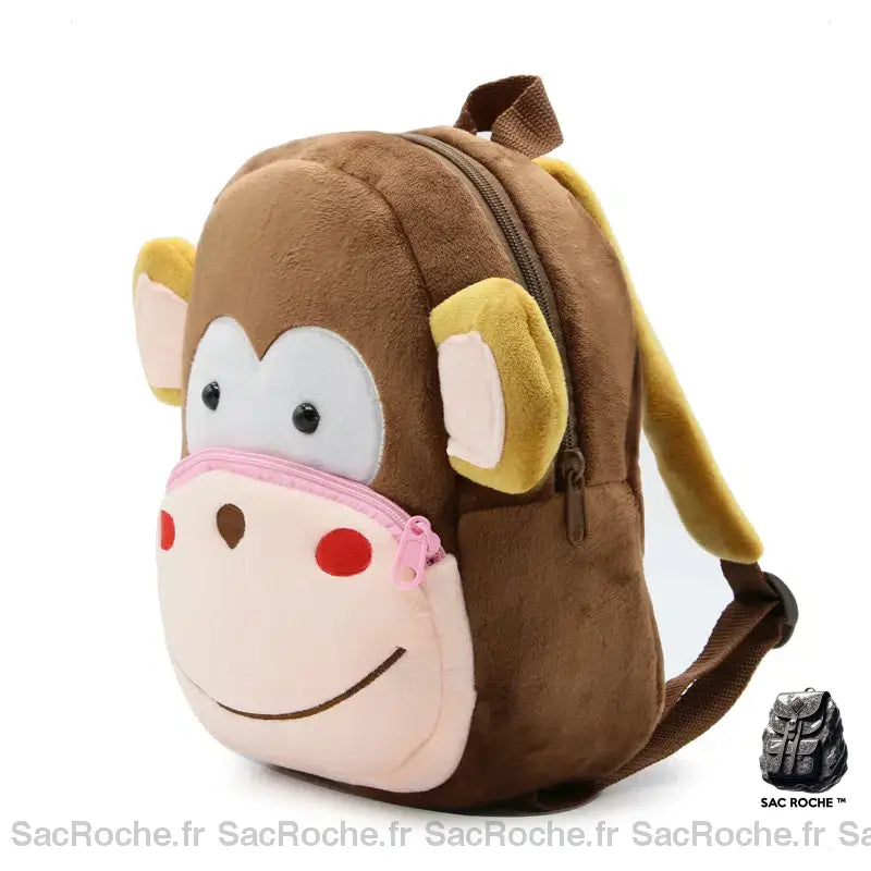 Sac À Dos Enfant Singe Peluche